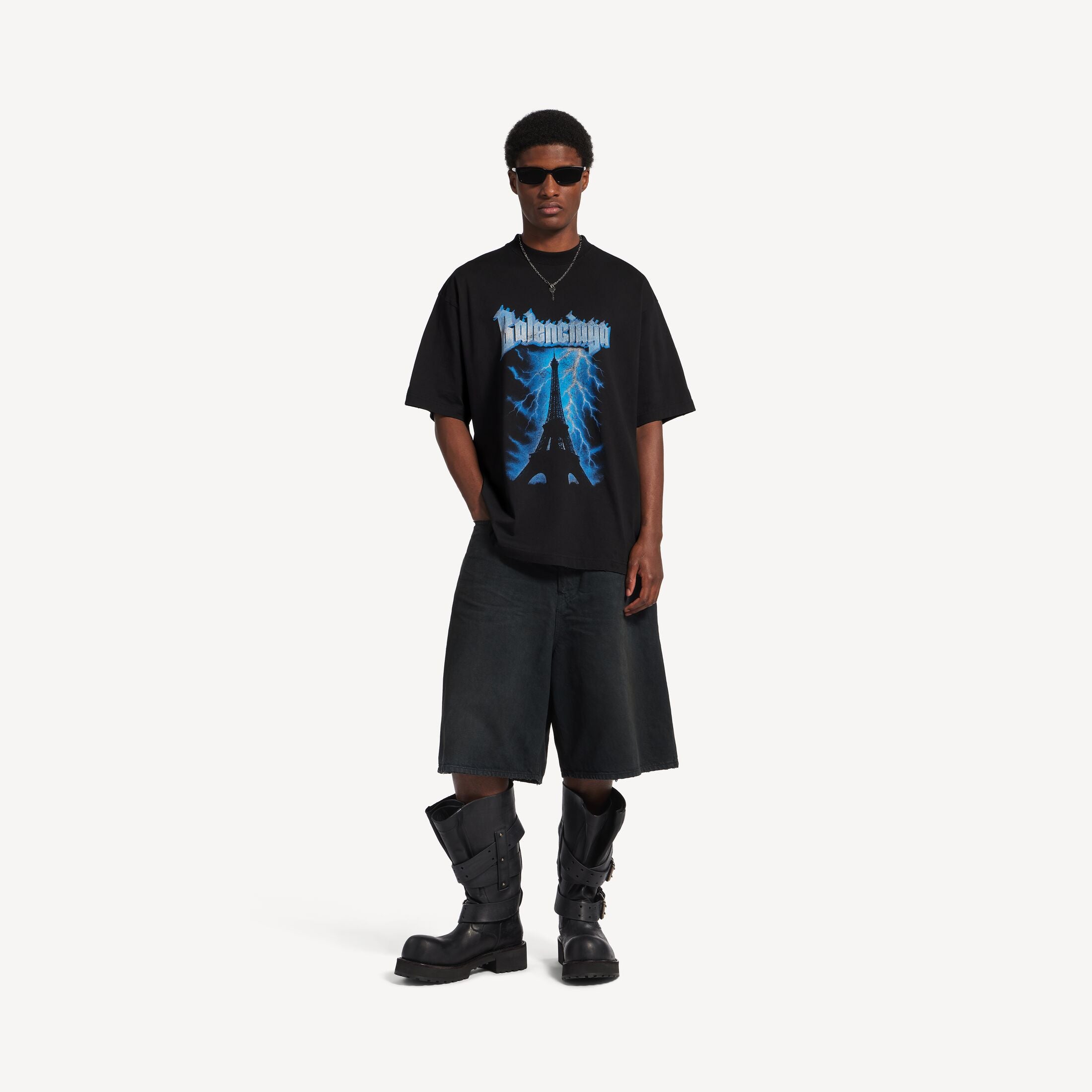 MEN'S PARIS THUNDERSTORM OVERSIZED T-SHIRT