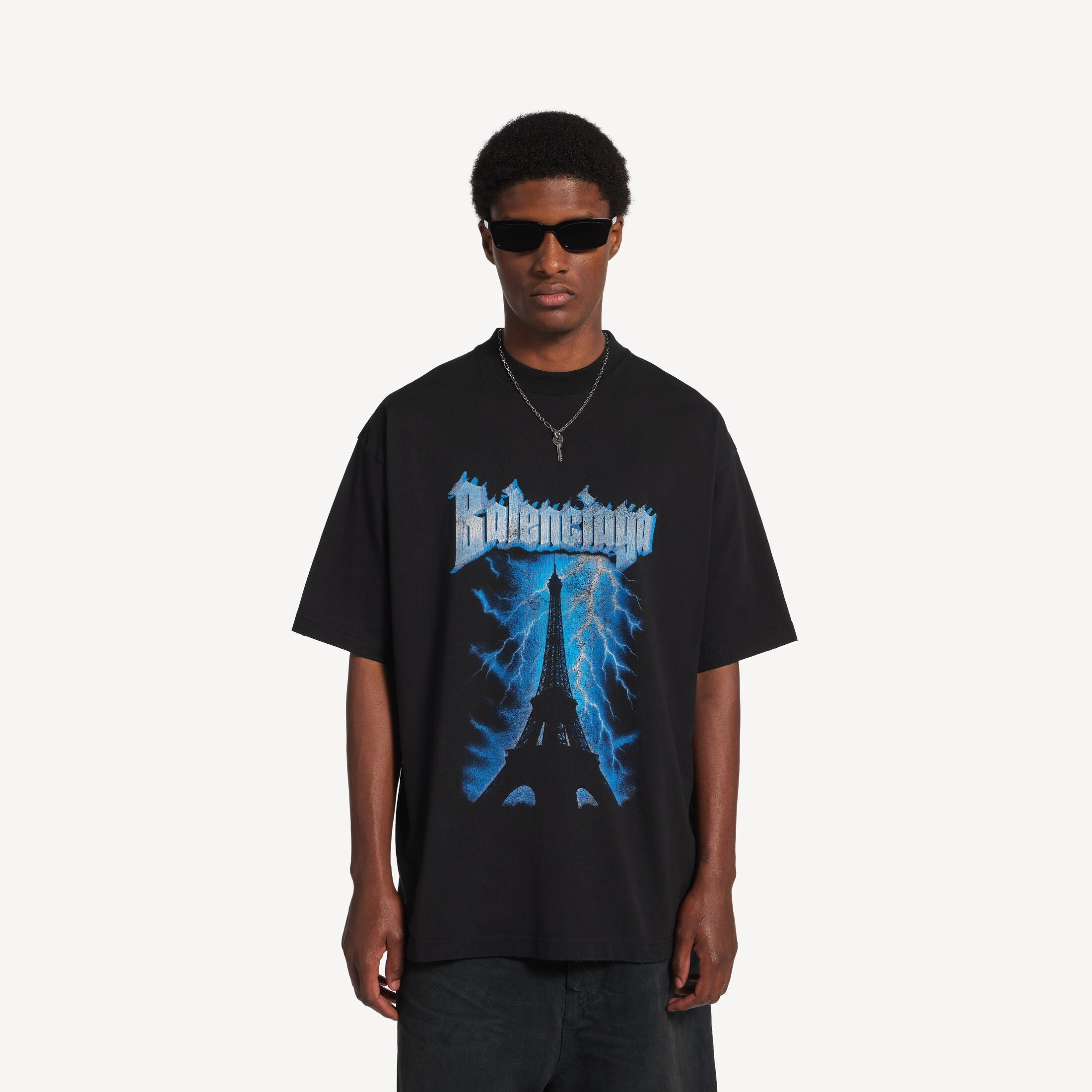 MEN'S PARIS THUNDERSTORM OVERSIZED T-SHIRT