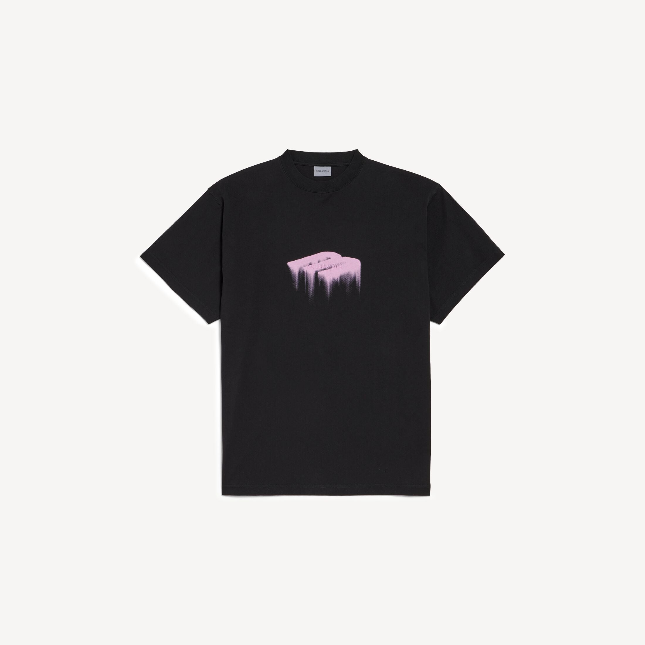 MEN'S WET BRUSH OVERSIZED T-SHIRT IN BLACK